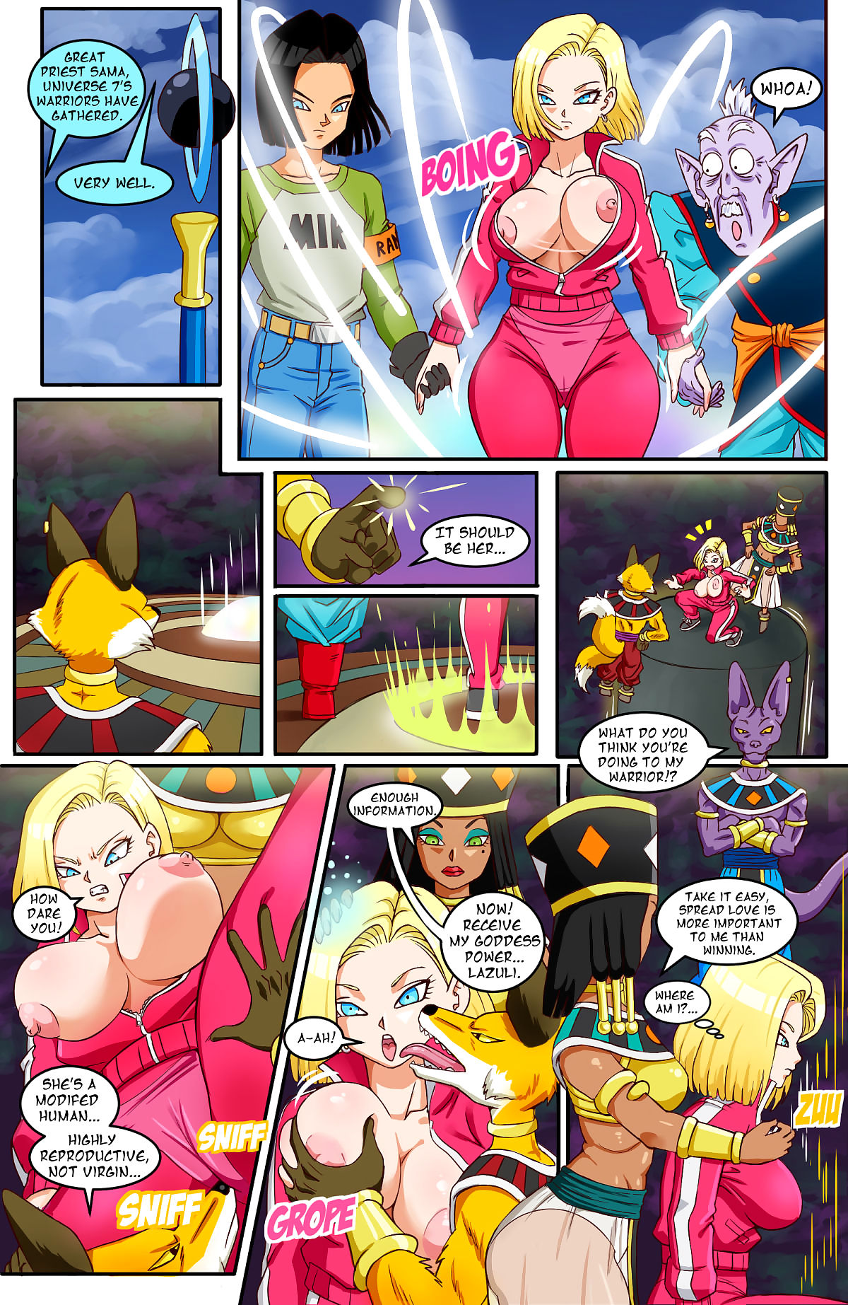 PinkPawg Dragon Ball Super- The Goddess of Universe 7 page 1