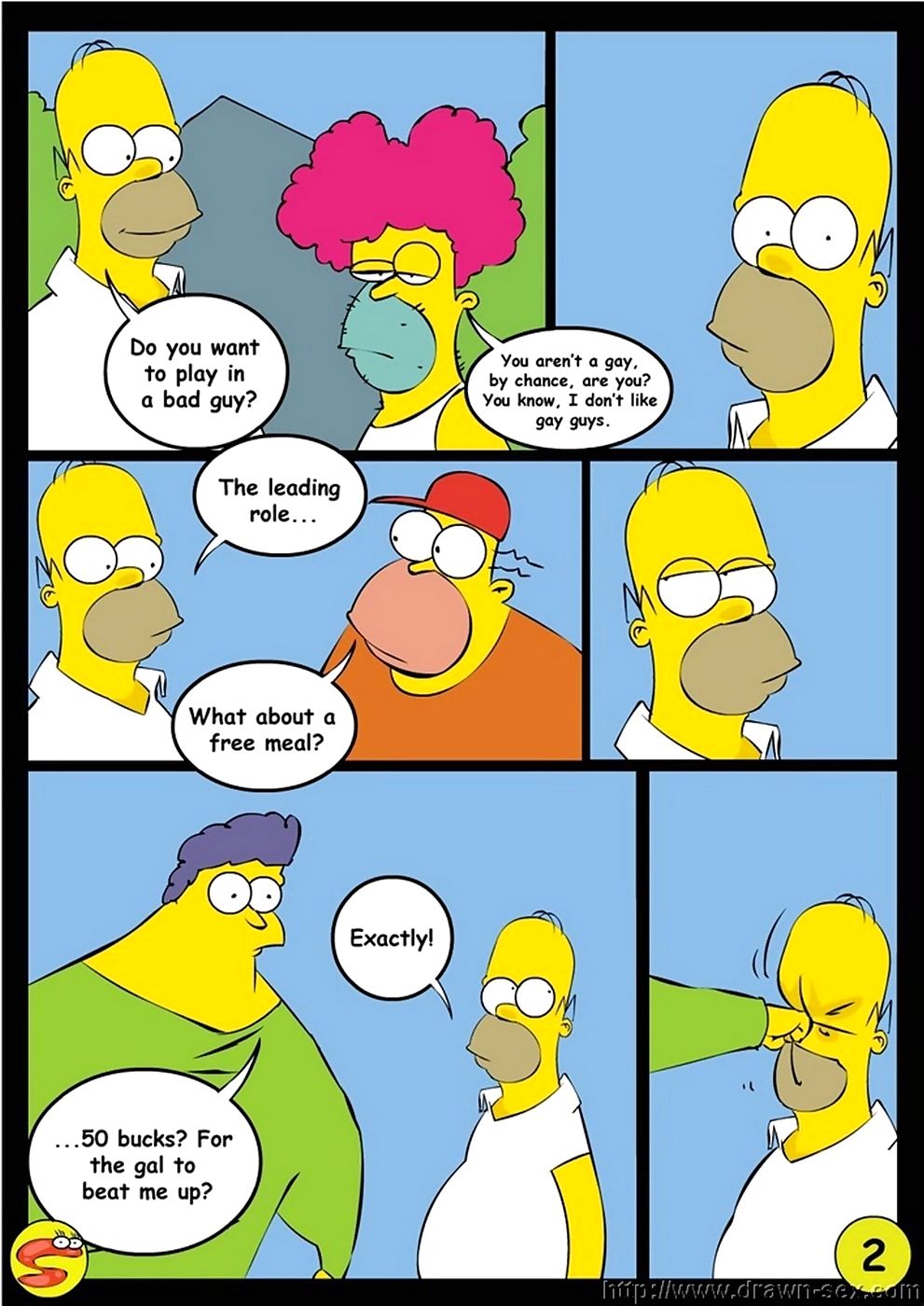 Wit Simpsons- Drawn Sex page 1