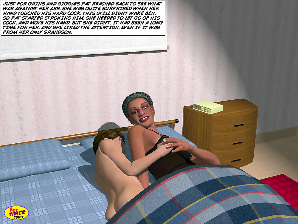 Granny In Grandsons Bed- 1st Timer page 1