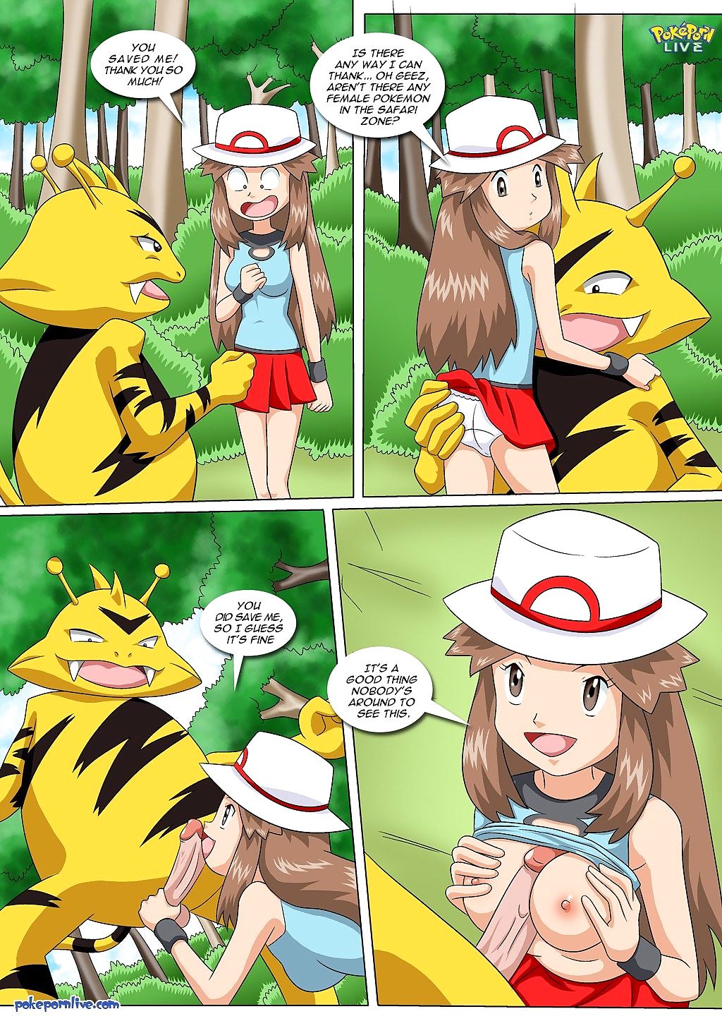 Pokemon- Leaf safari adventure,Pal Comix page 1