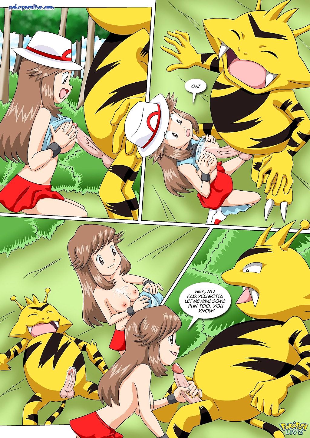 Pokemon- Leaf safari adventure,Pal Comix page 1