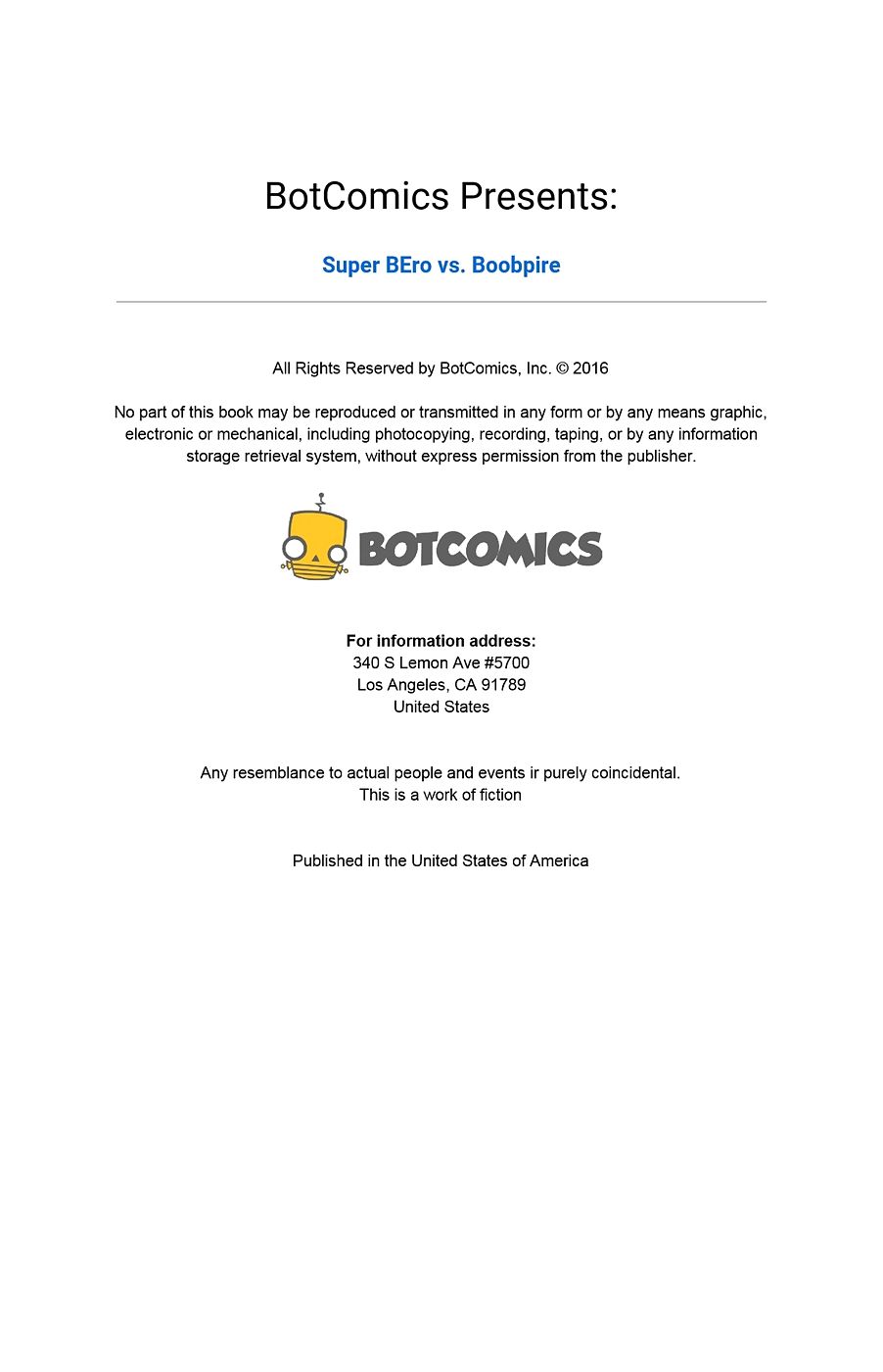 Bot- Super BEro vs. Boobpire Issue 2 page 1