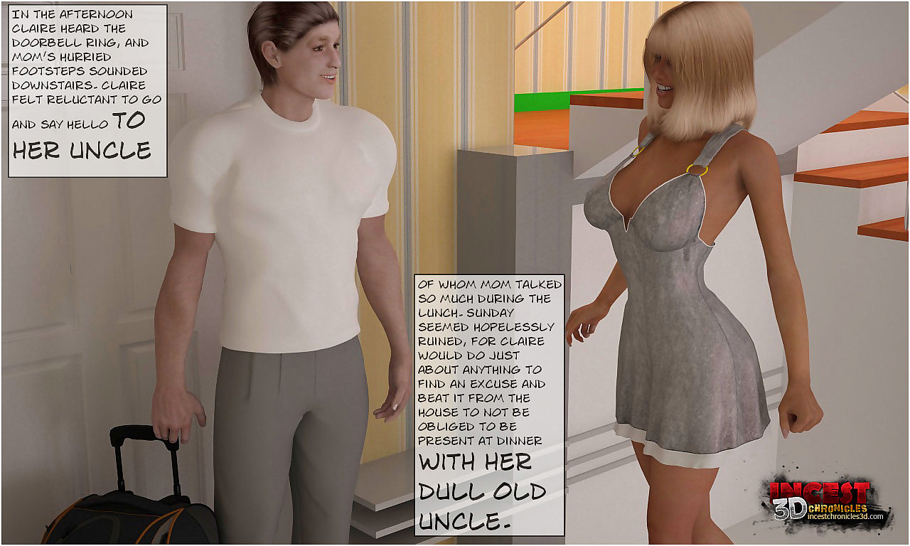 Uncle Arriving 1- Incest3DChronicles page 1