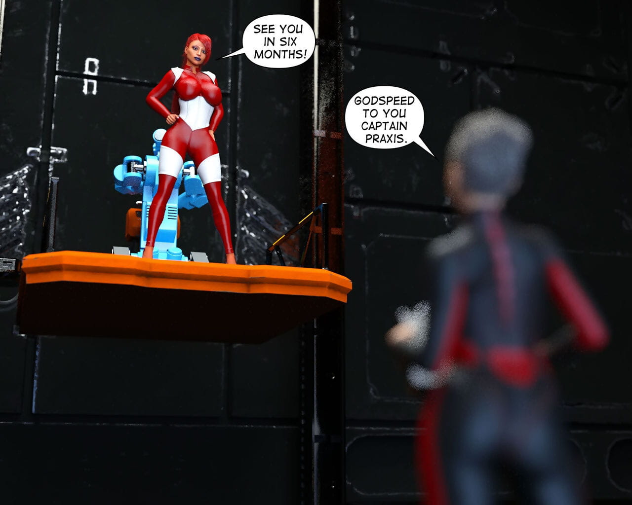 RedRobot3D- The Stowaway- Interspecies Communication #3 page 1