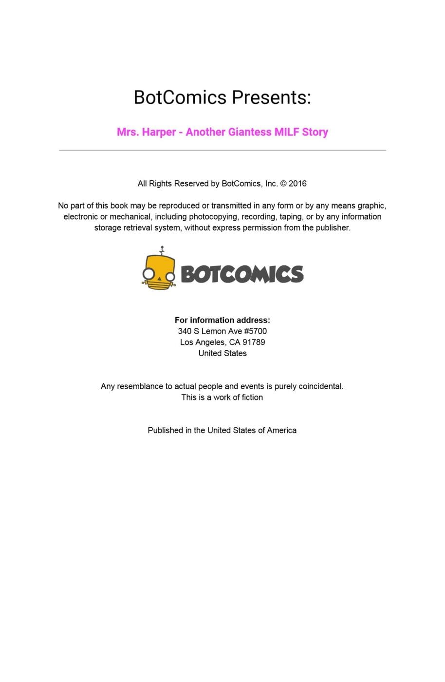 Bot- Mrs. Harper Issue 2 page 1