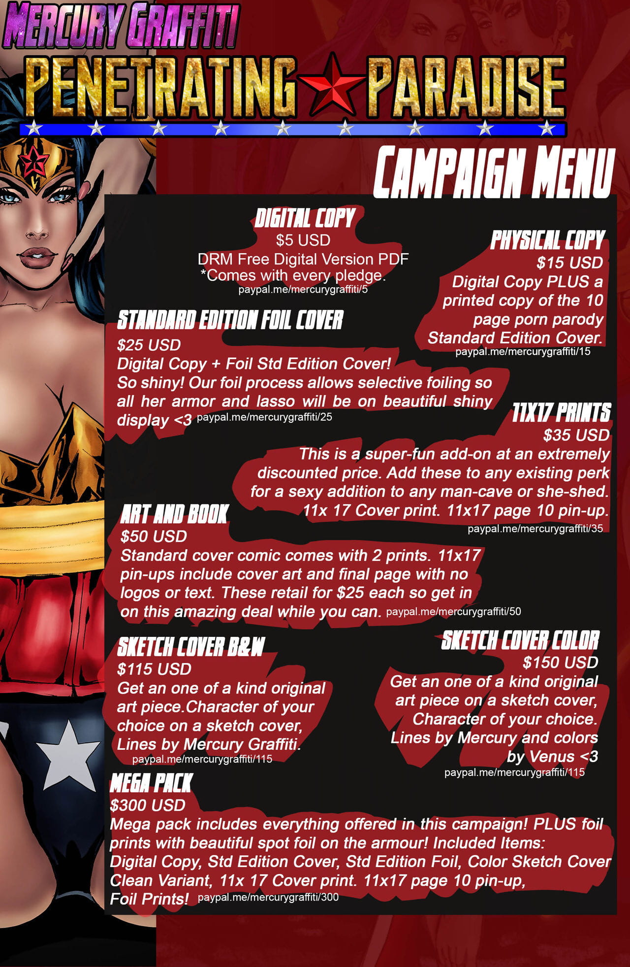 Wonder Woman- Penetrating Paradise page 1