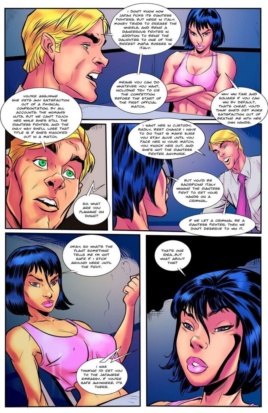 Bot- Giantess Fight Issue 1 page 1