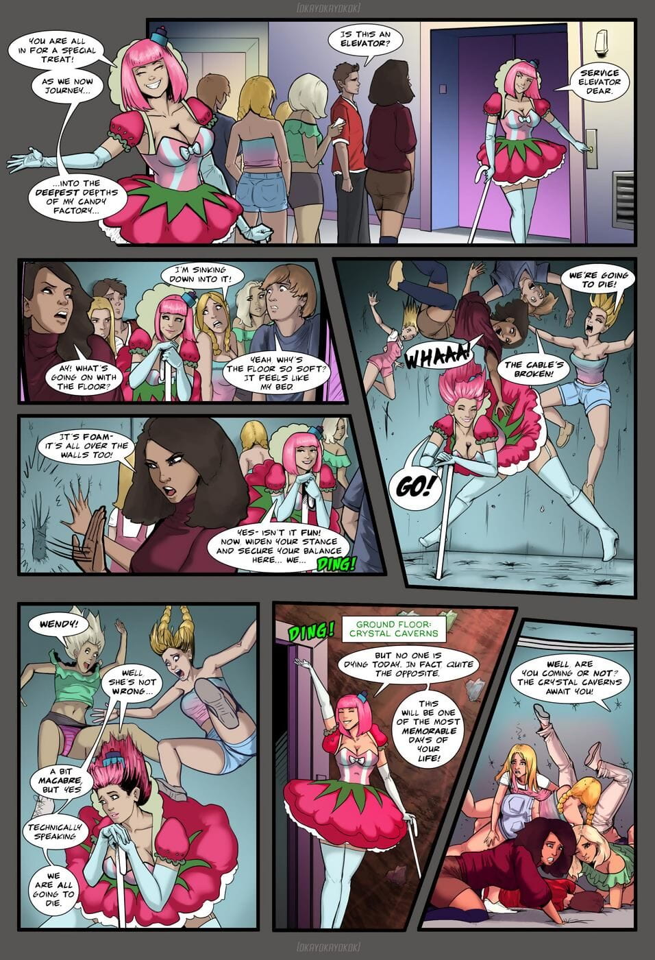 Okayokayokok- Wendy Wonka and the Chocolate Fetish Factory Issue 03 page 1
