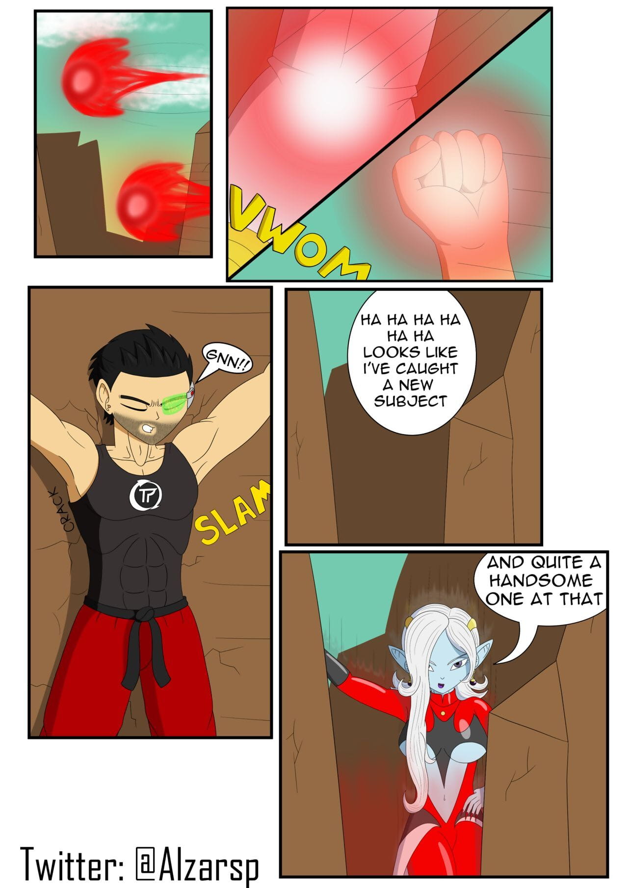 Alzar- Lustful Energy  Dragon Ball z page 1