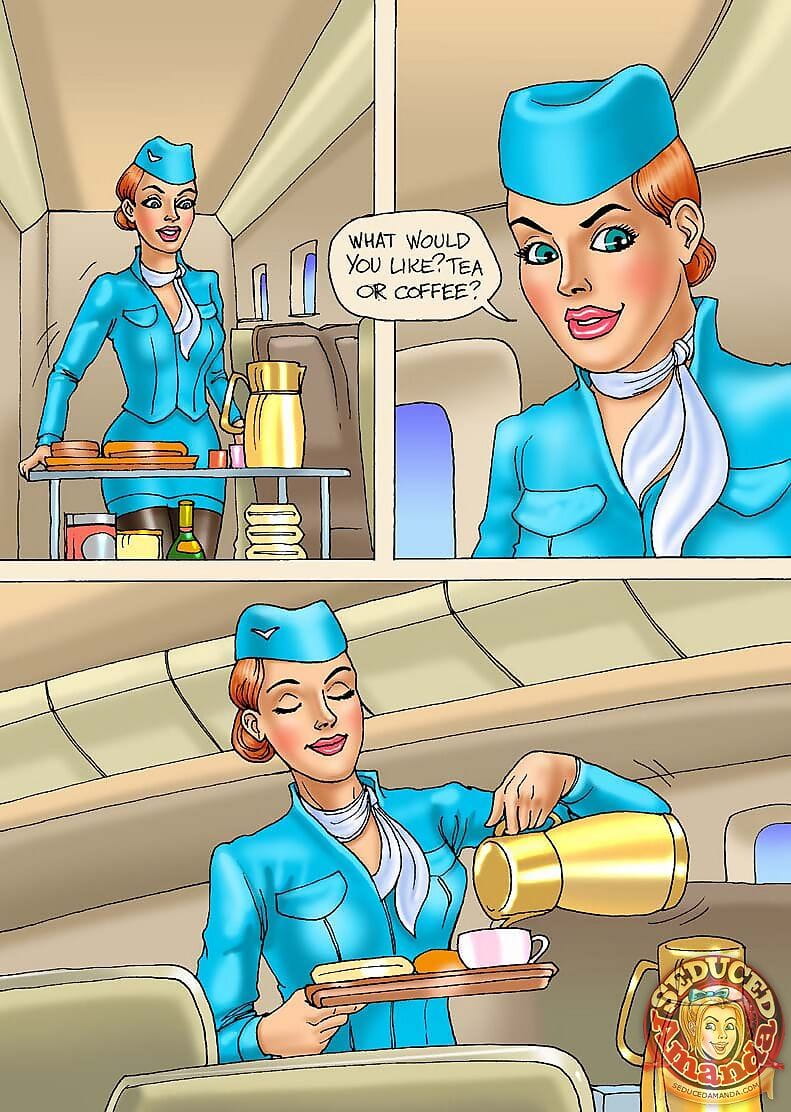 Amanda - Adventure On A Plane page 1