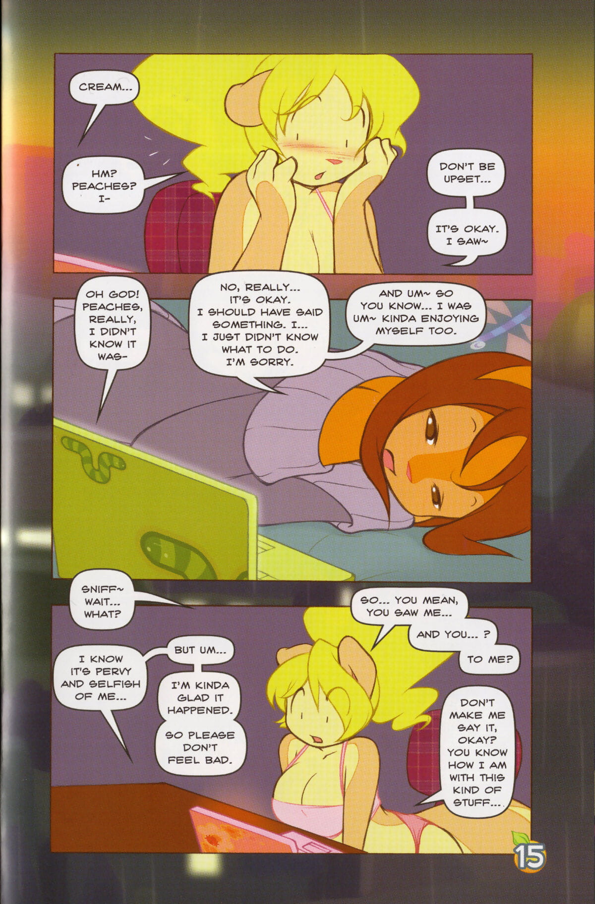 Peaches and Cream: Pillow Talk page 1