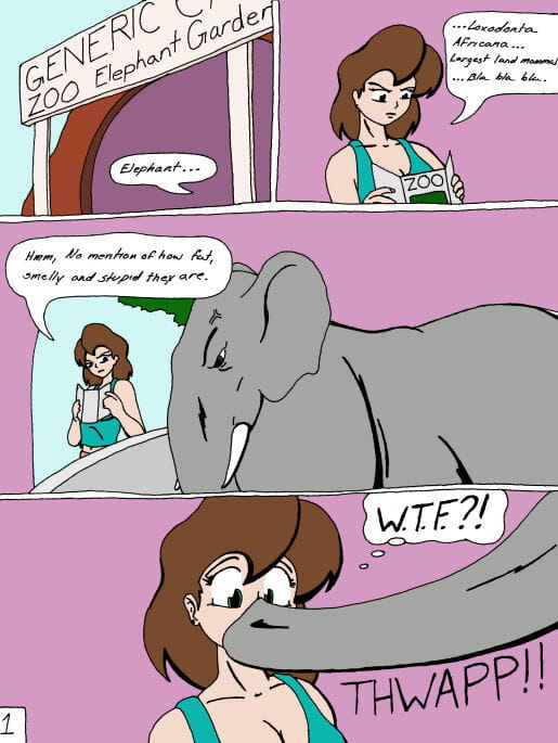 Girl into Elephant page 1