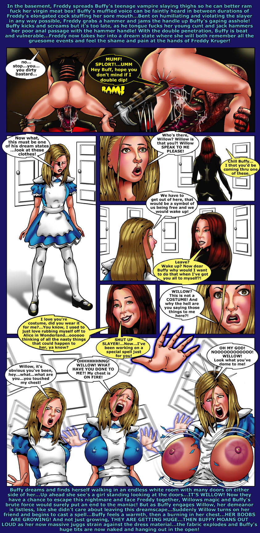Buffy VS. Freddy page 1
