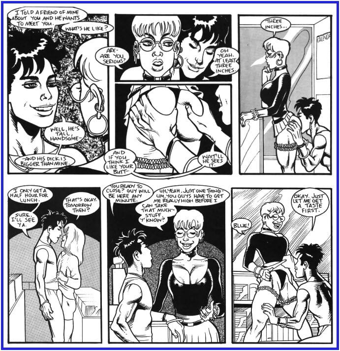 Boy Blue and Marty - b&w page 1