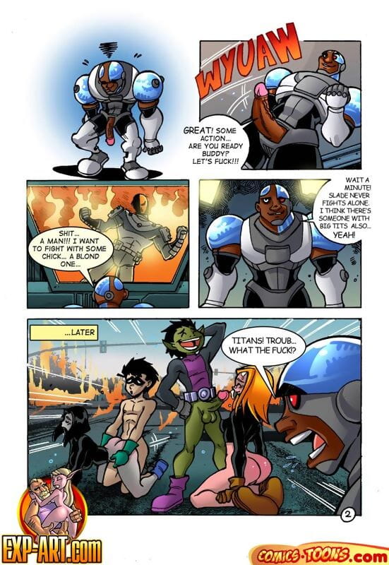 Comic-Toons - Teen Titans page 1