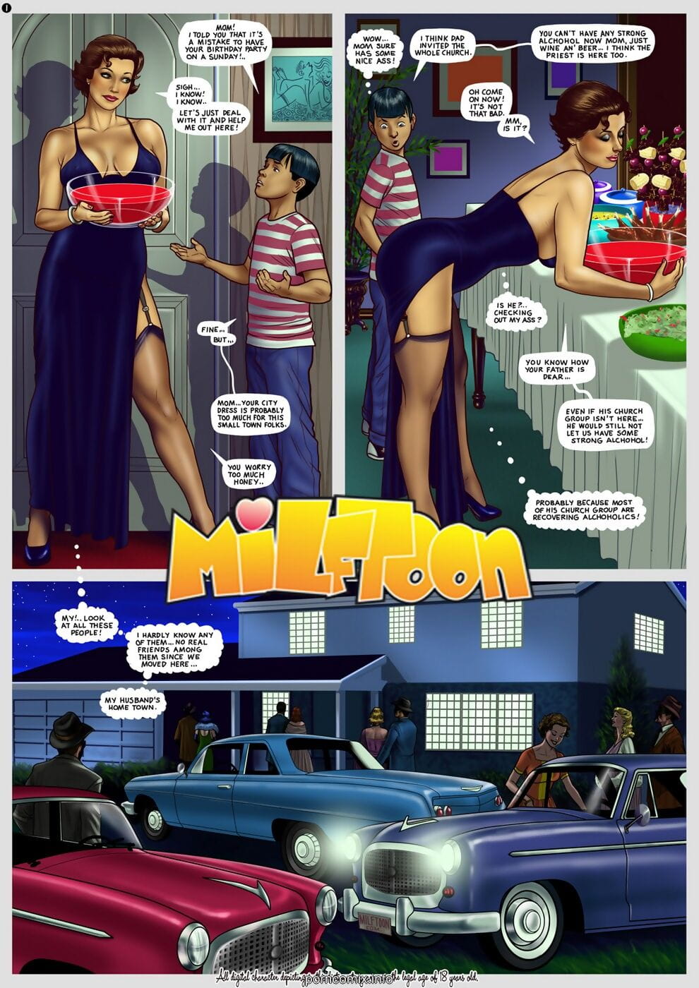 Milftoon- Enjoy the Party page 1
