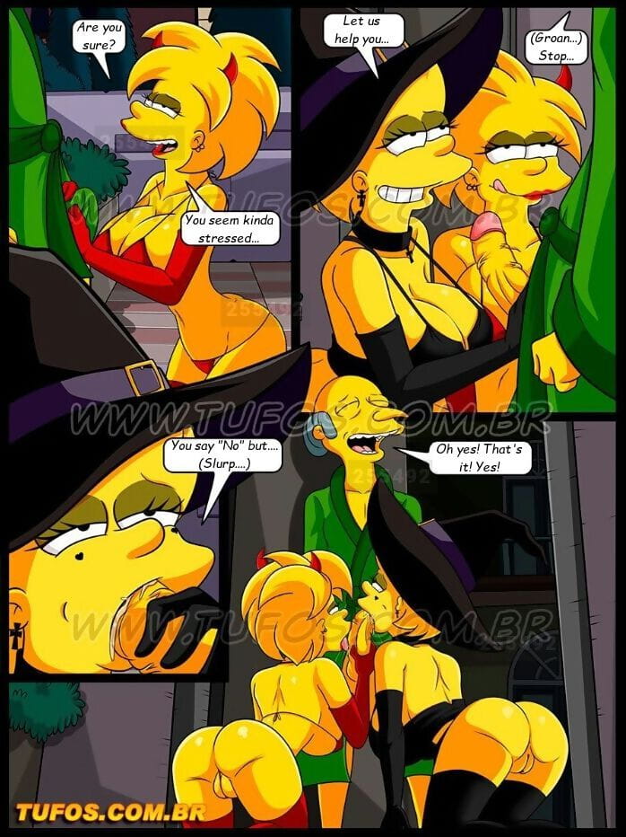 Tufos- Os Simpsons 13  Halloween Night page 1