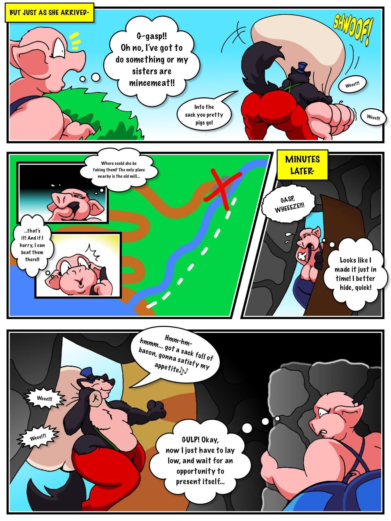 Three Pretty Piggies page 1
