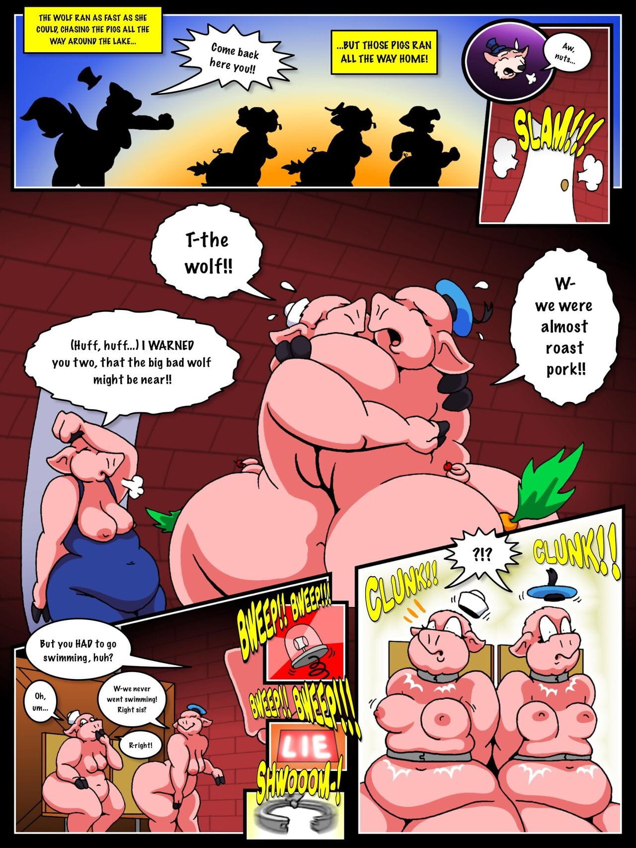 Three Pretty Piggies page 1