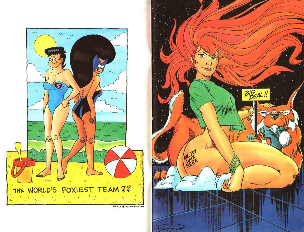 Amazing Spoof Heroes Swimsuit Special #5 page 1