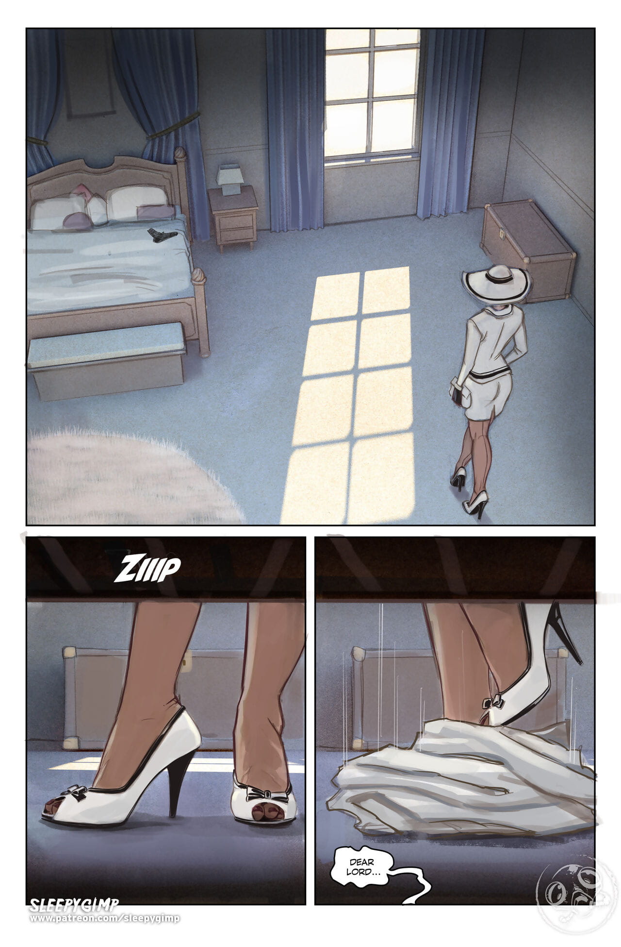 Lady and Bellhop page 1