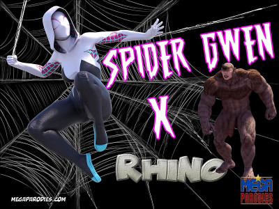 Megaparodies  Spider Gwen X Rhino