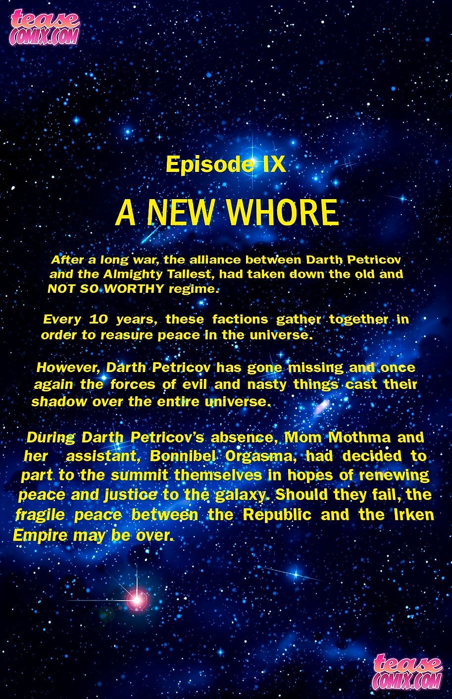 Star Wars- Space Slut page 1