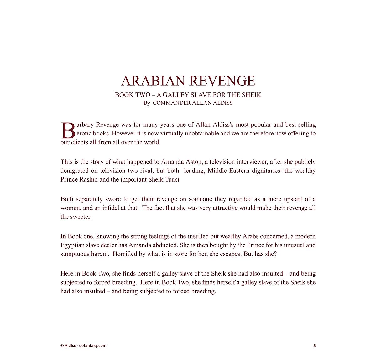 Cagri- Arabian Revenge 2 page 1