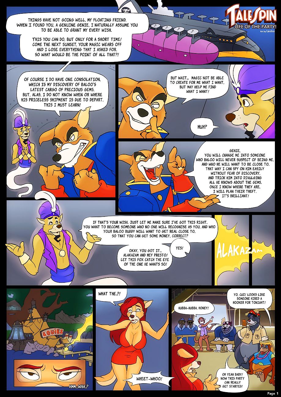 Tale Spin- Life of the Party page 1