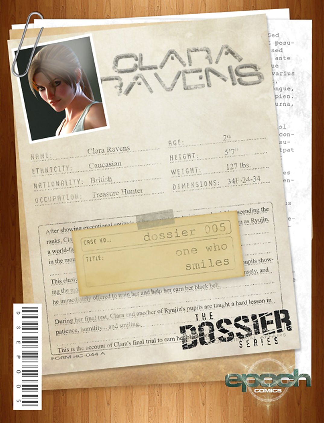 The Dossier 5  Epoch page 1