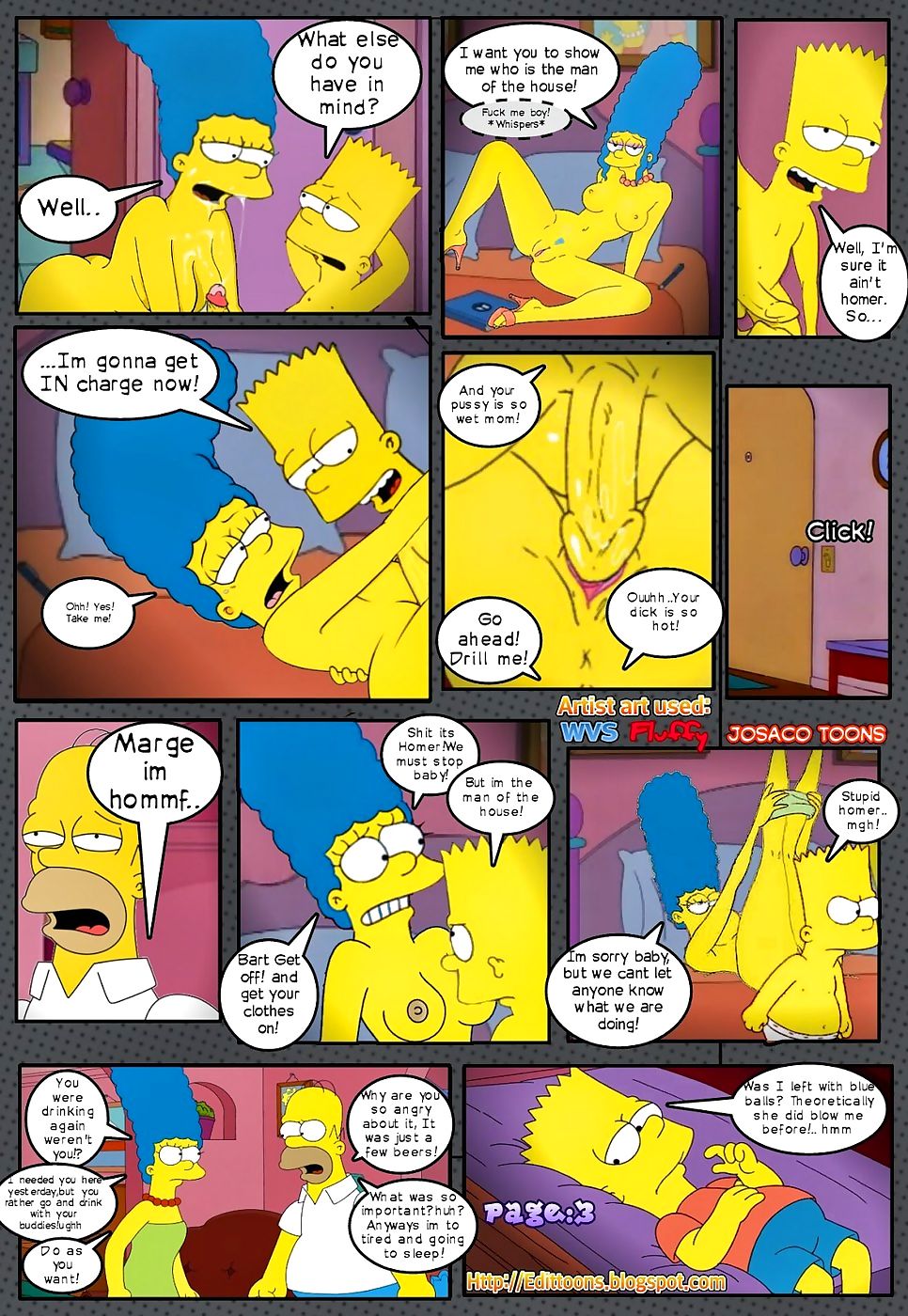 Simpsons Hot Days chapter 2 page 1