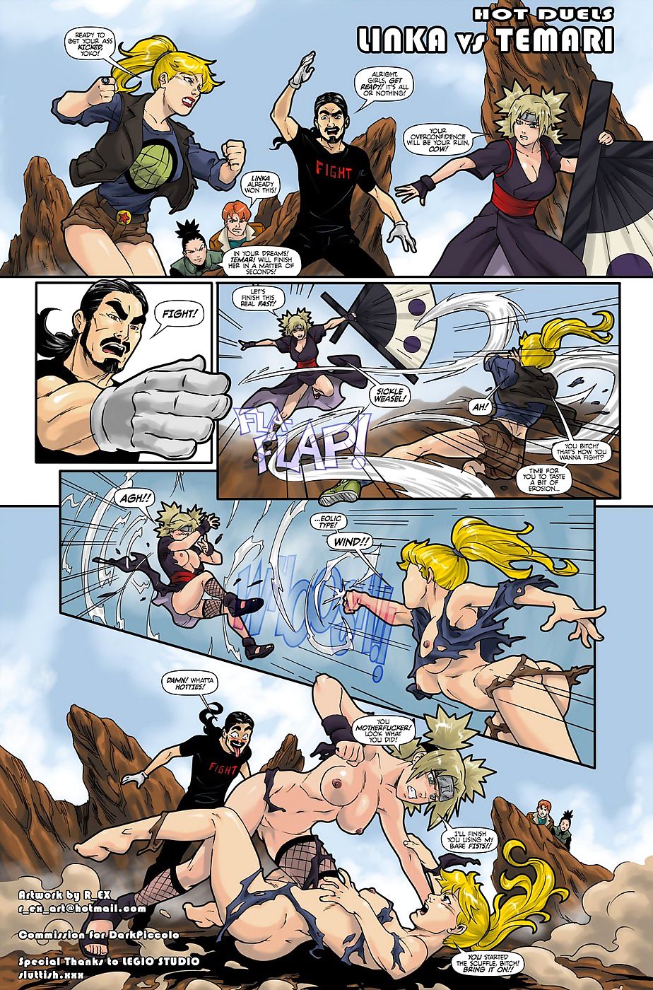 Hot Duels 1- Temari vs Linka page 1