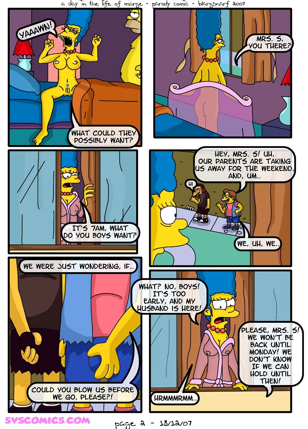 A Day in Life of Marge page 1
