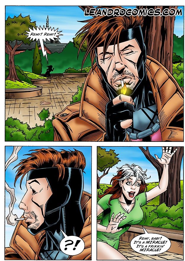 Rogue loses her powers page 1