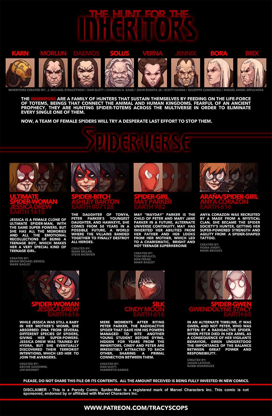 SpiderVerse- Hunt For Inheritors page 1