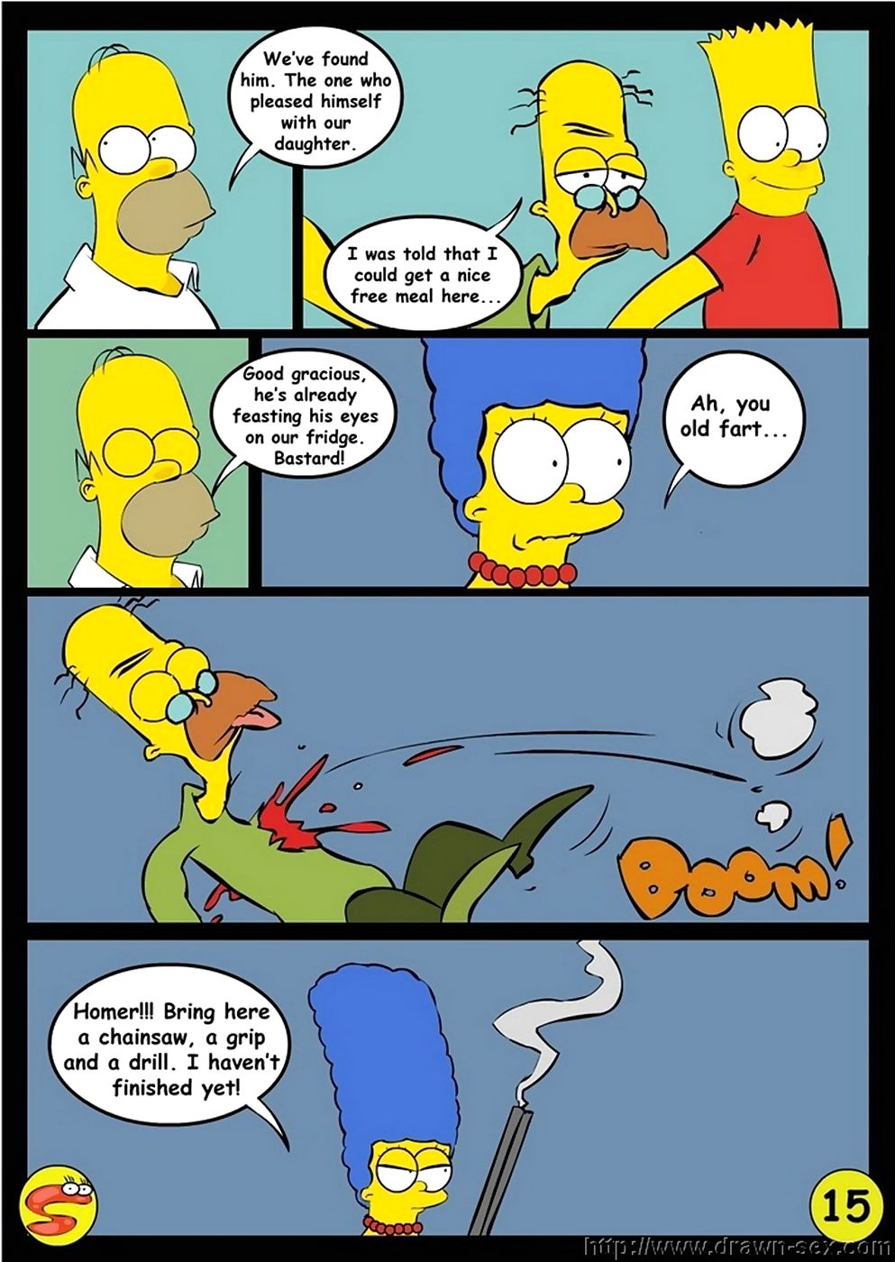 Wit Simpsons- Drawn Sex page 1