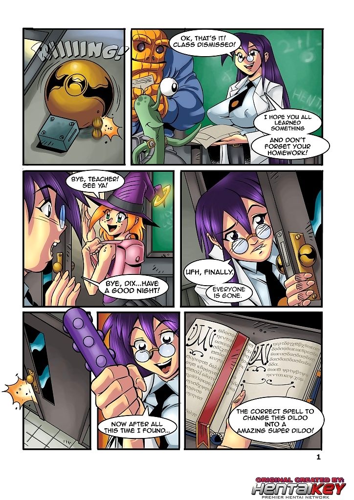 Space Witch Bitches 03- Hard Lesson page 1