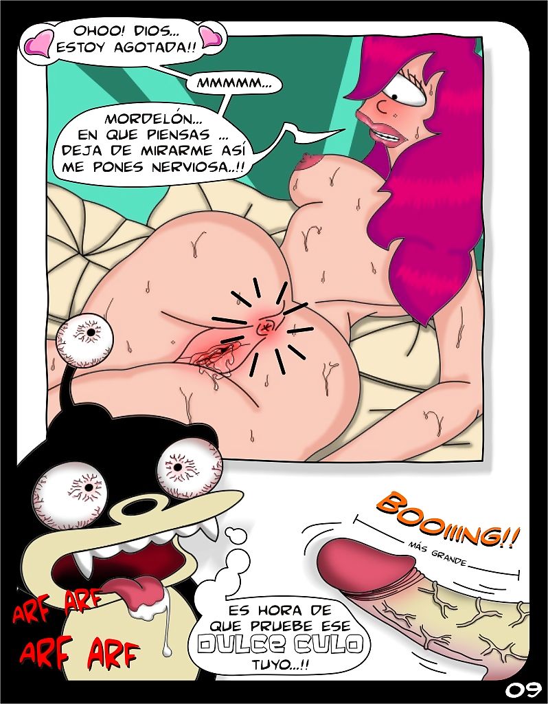 Futurama- Toon Babes Turanga Leela page 1