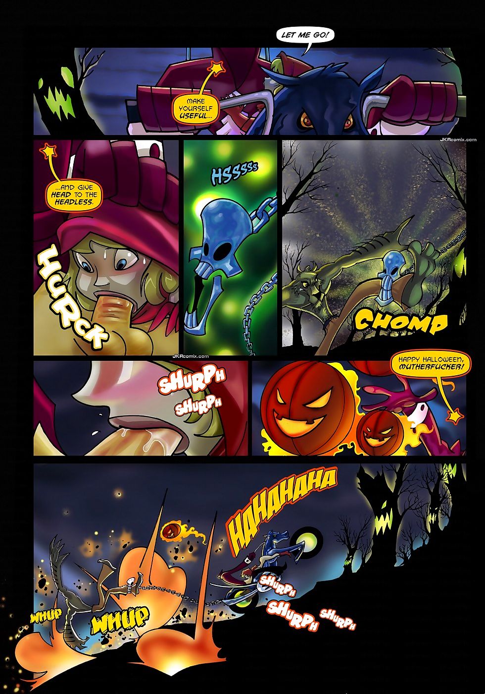 JKR- Hood Halloween- Kinky Fairy tales page 1