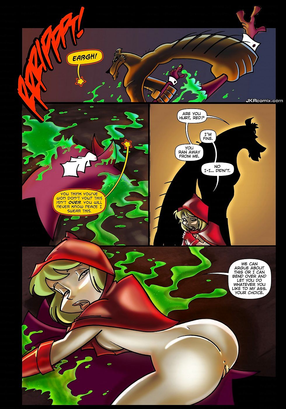 JKR- Hood Halloween- Kinky Fairy tales page 1