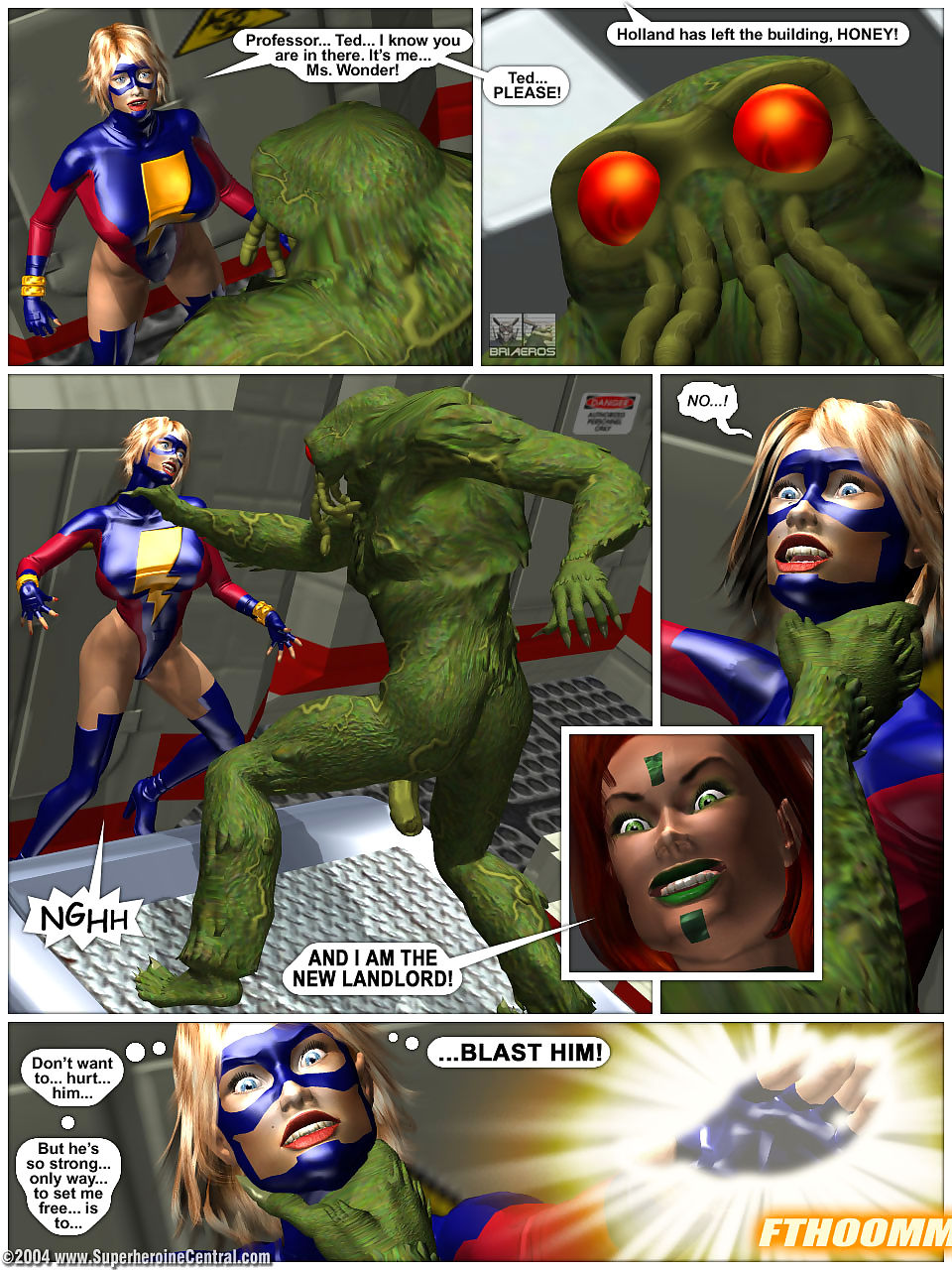 Superheroinecentral- Tall To Arouse- Inside A Green Hell page 1