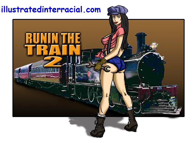 Runin A Train 2- illustrated interracial page 1