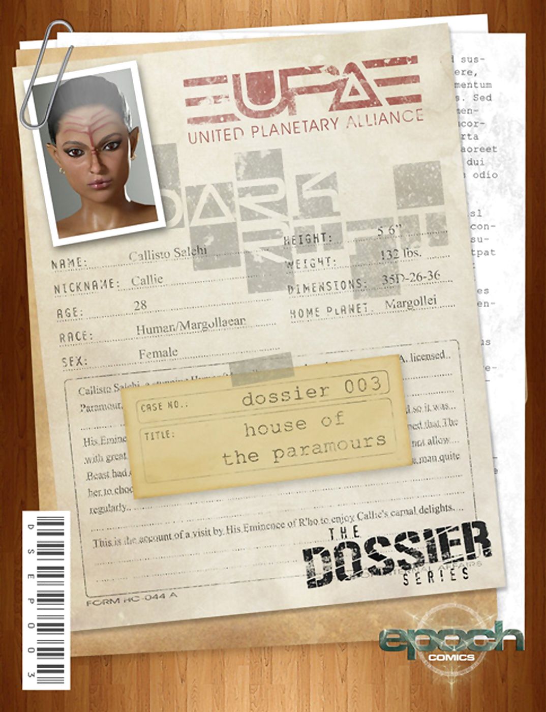 Epoch- The Dossier 3- UPA page 1