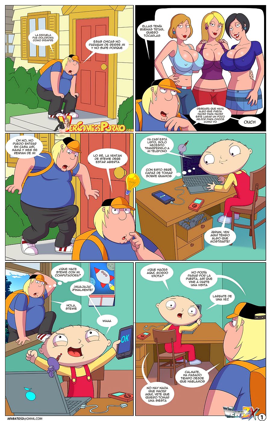 Family Guy- Quahog Diaries page 1
