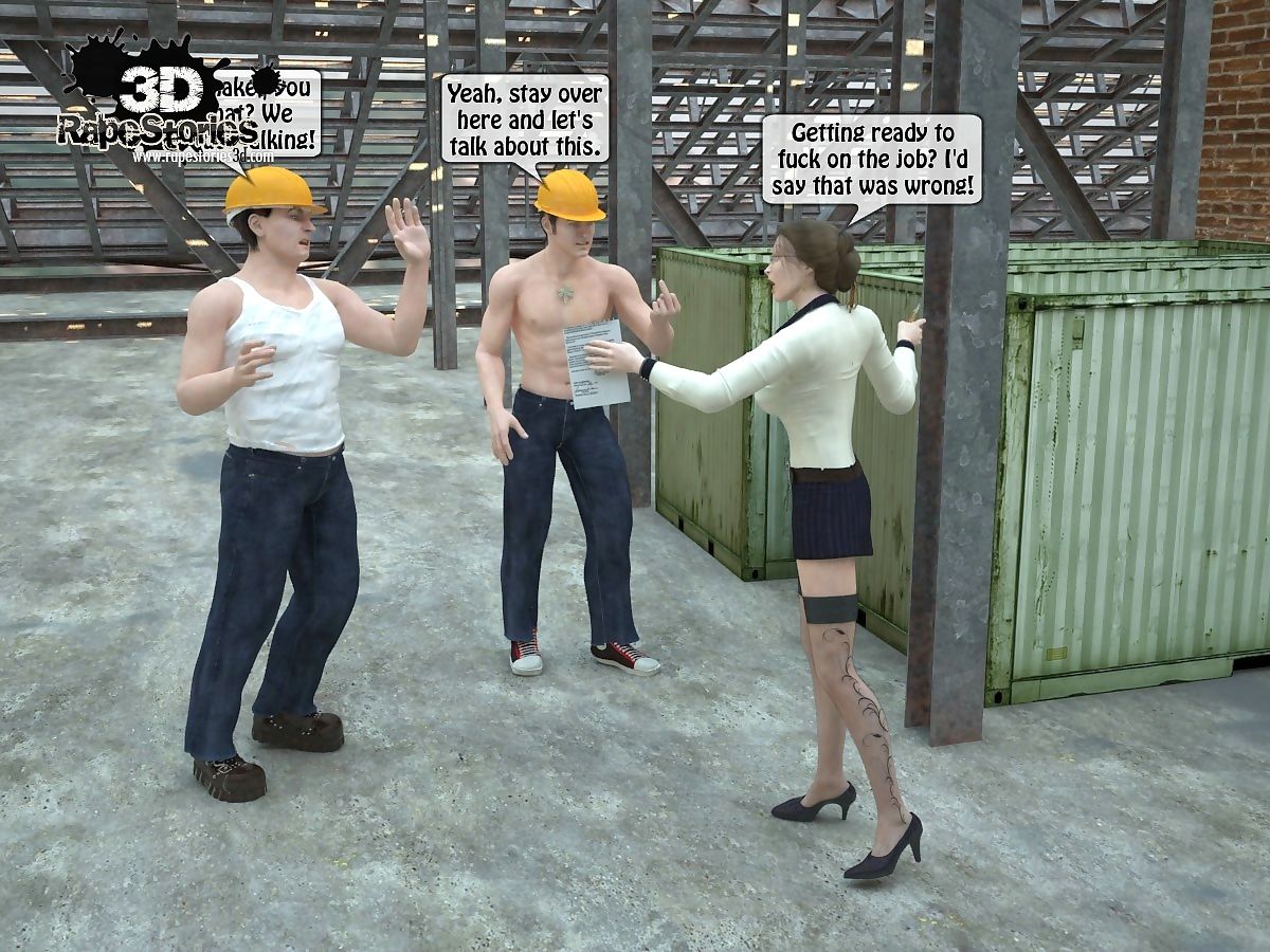 Two workers rape the chief woman- 3DStories page 1