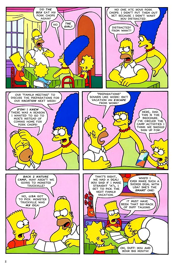 The Simpsons au Naturel! page 1