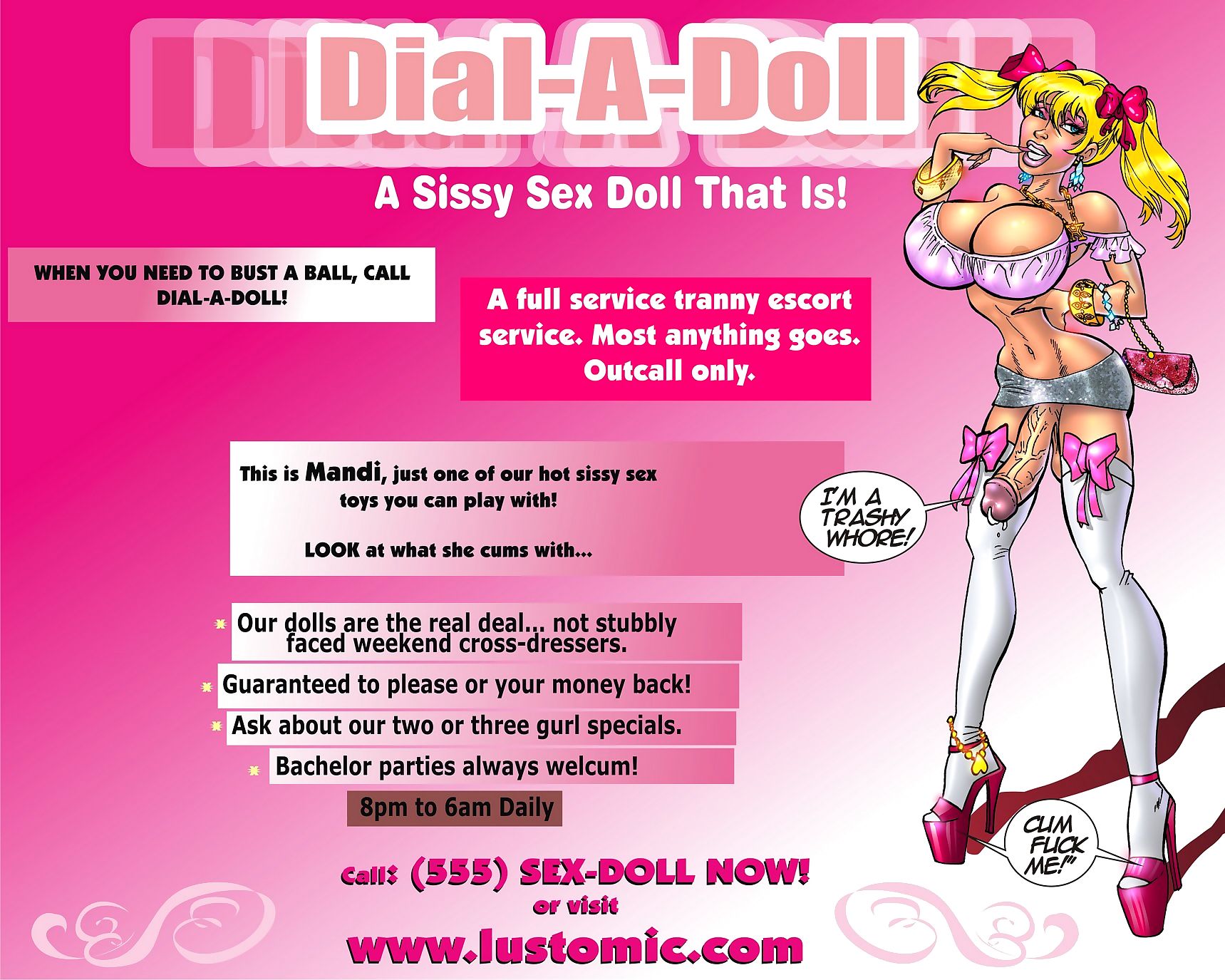 Lustomic- Dial-A-Doll page 1