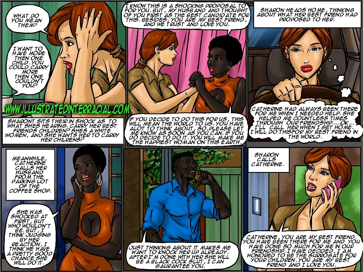 The Surrogate- Illustrated interracial page 1