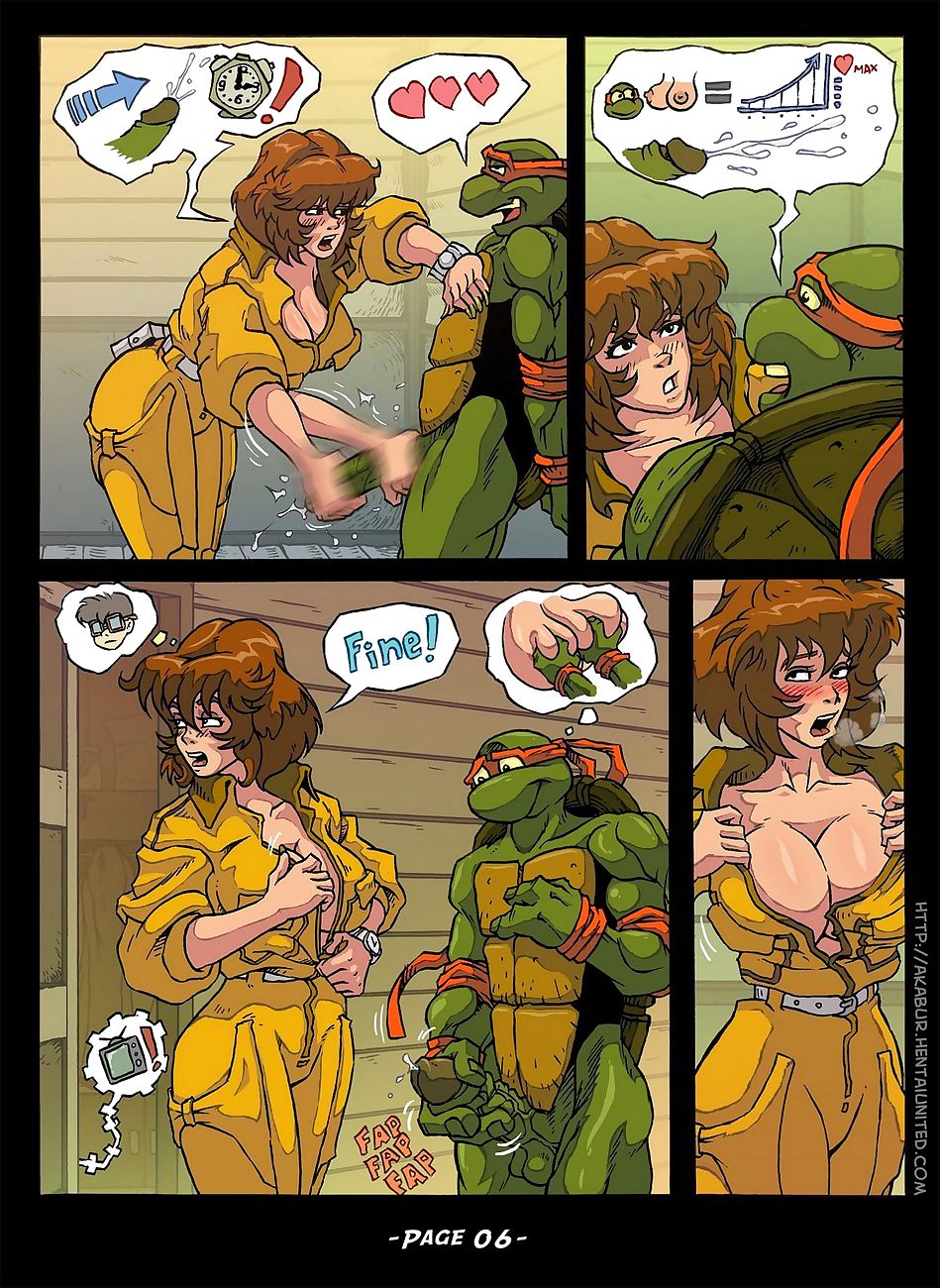 TMNT- The Slut From Channel Six page 1