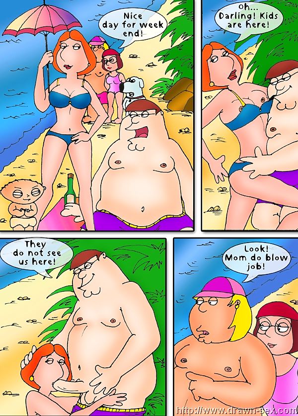Family Guy  Beach Play,Drawn Sex page 1